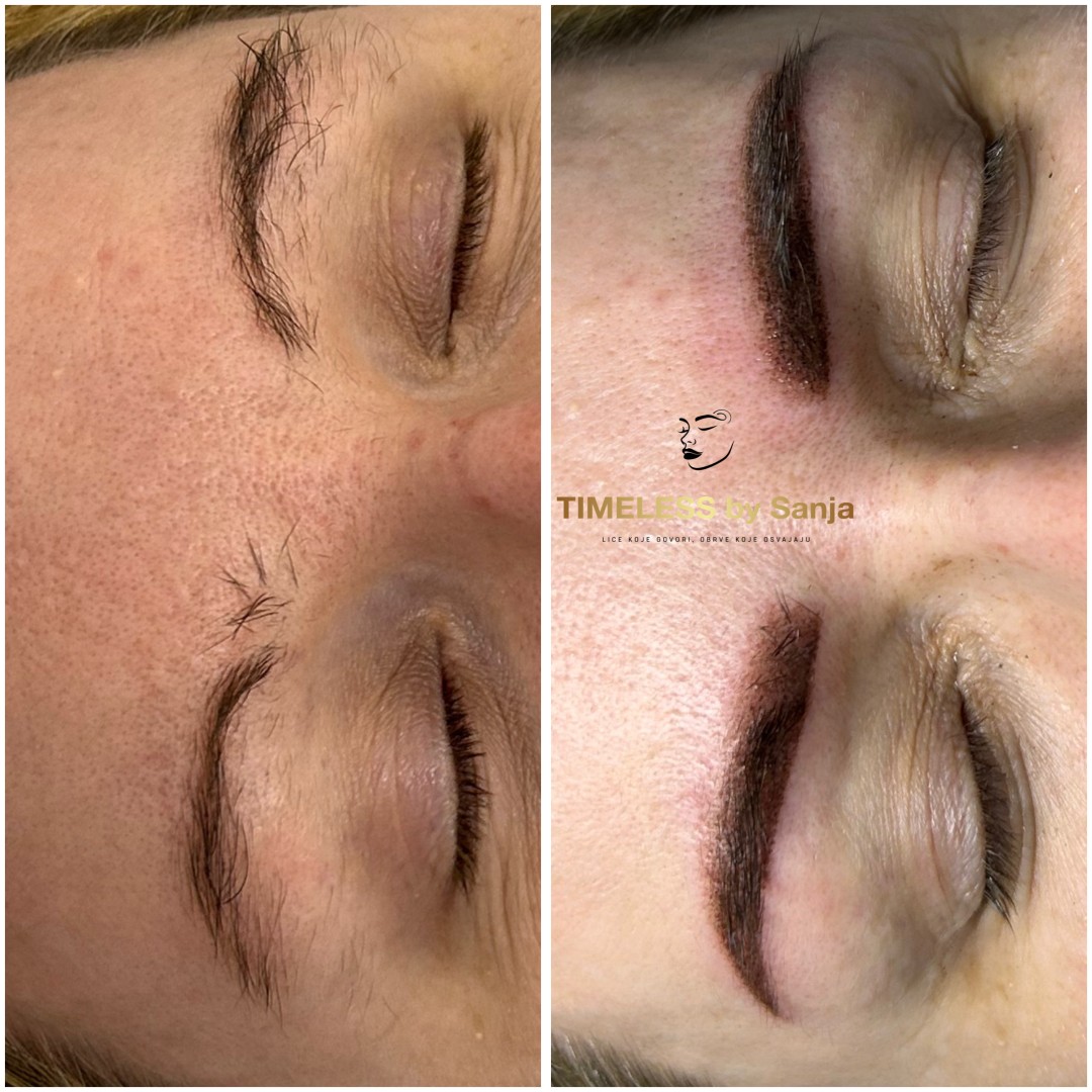 Timeless by Sanja #zagreb Trajna šminka Puder obrve / microblading
