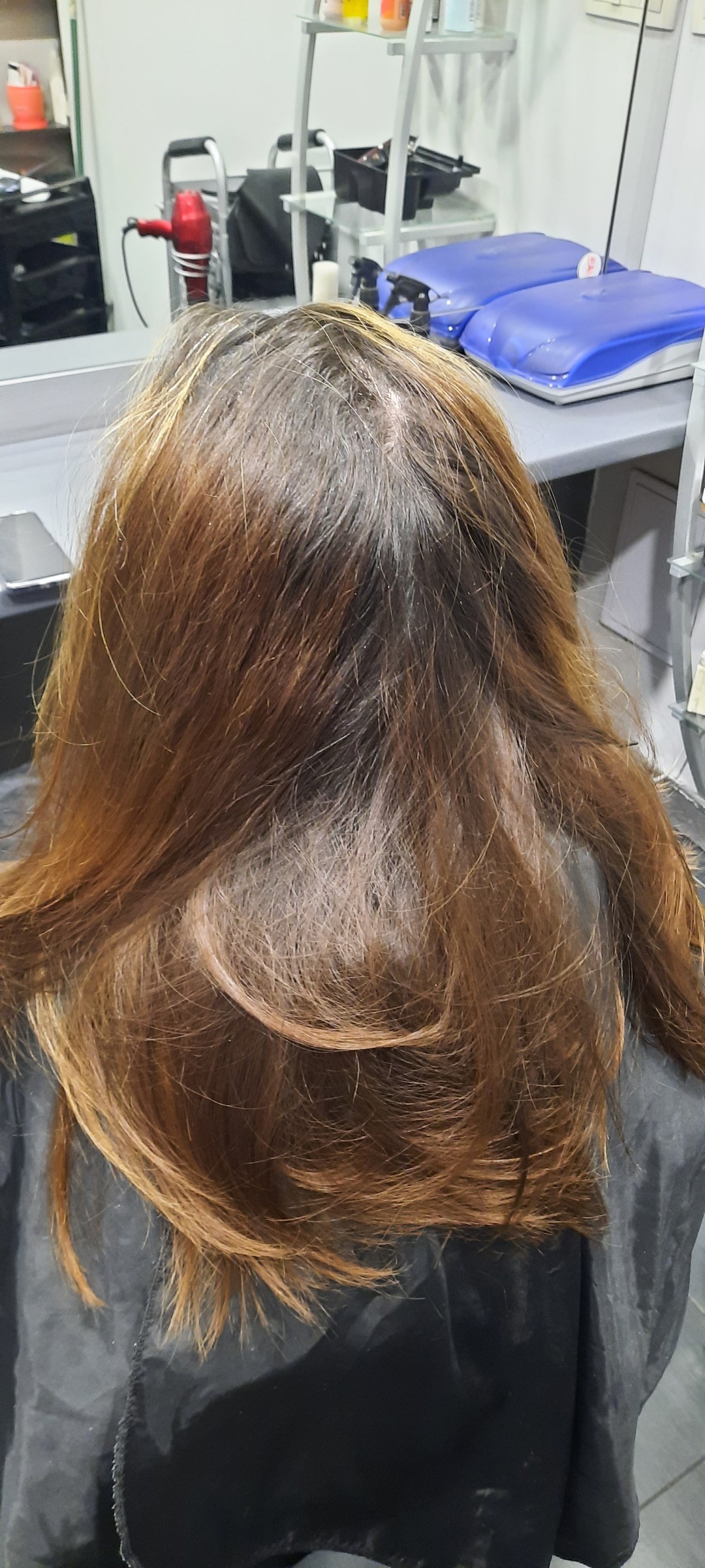 Studio Daniela #rijeka Pramenovi Pramenovi + preljev + žensko šišanje + fen frizura - duga kosa