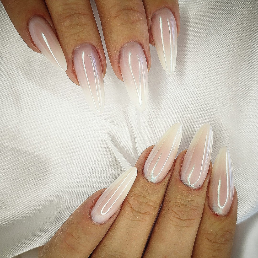 Luna Beauty studio #zagreb Manikura Građeni Babyboomer dužina S,M