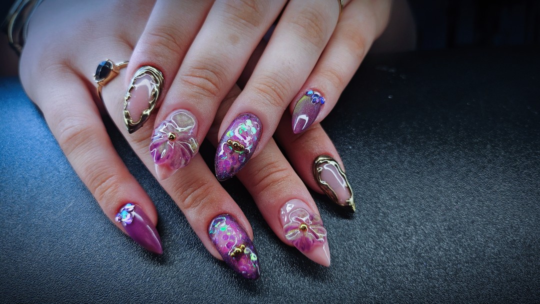 TINA NAIL ART STUDIO #velika-gorica Ukrašavanje noktiju Level HARD nail dizajn - full set