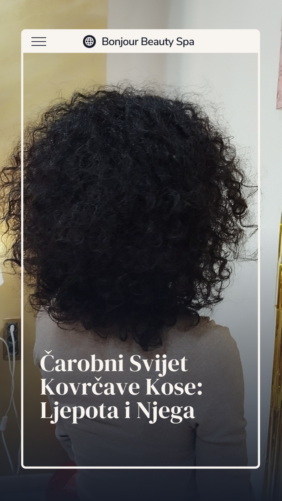 Hairlookboutique #zagreb Žensko šišanje Paket usluga za kovrčavu kosu - poluduga kosa