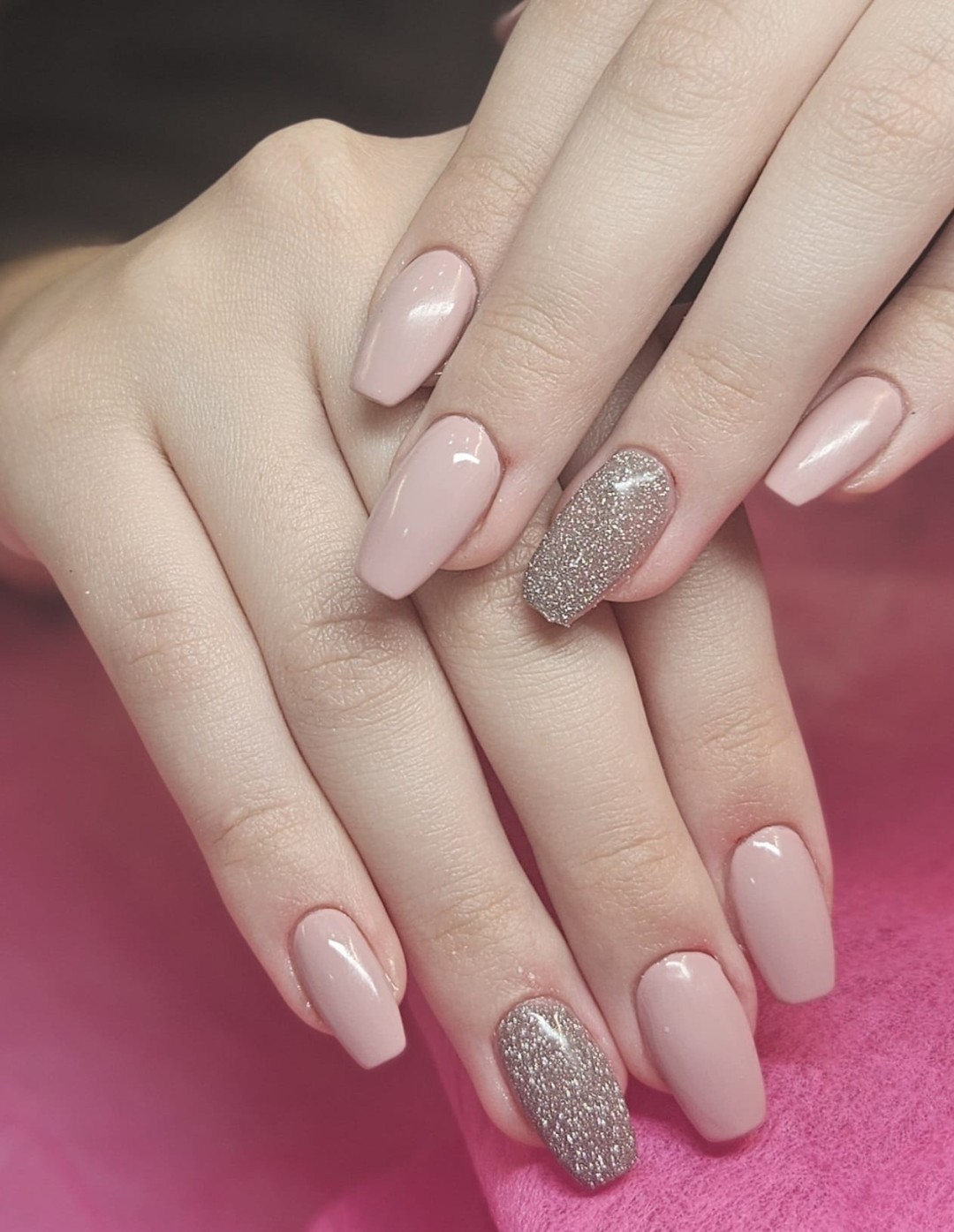 Luna Beauty studio #zagreb Nadogradnja noktiju Nadogradnja noktiju gelom bez Nail arta vel.S,M