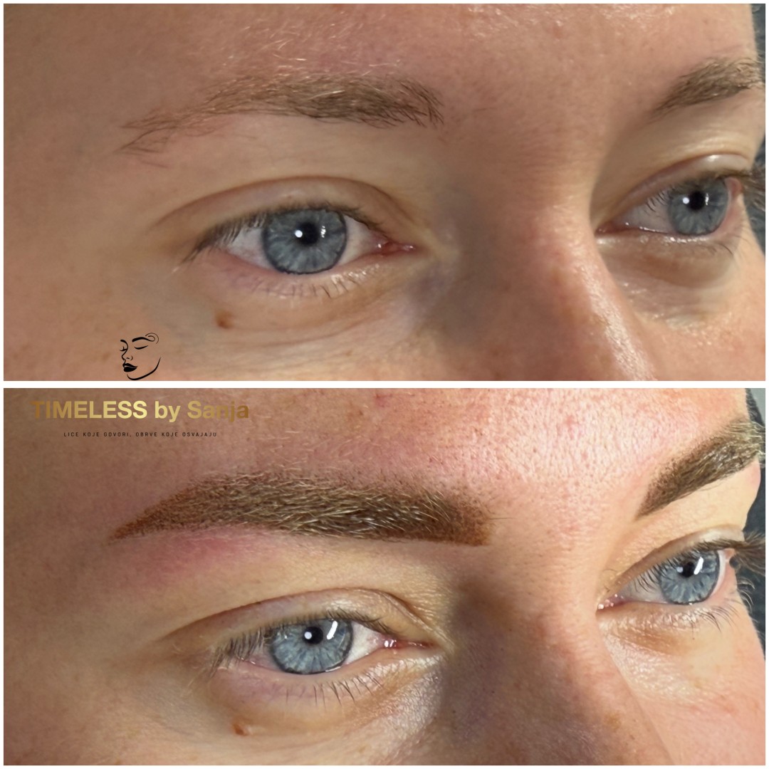 Timeless by Sanja #zagreb Trajna šminka Puder obrve / microblading