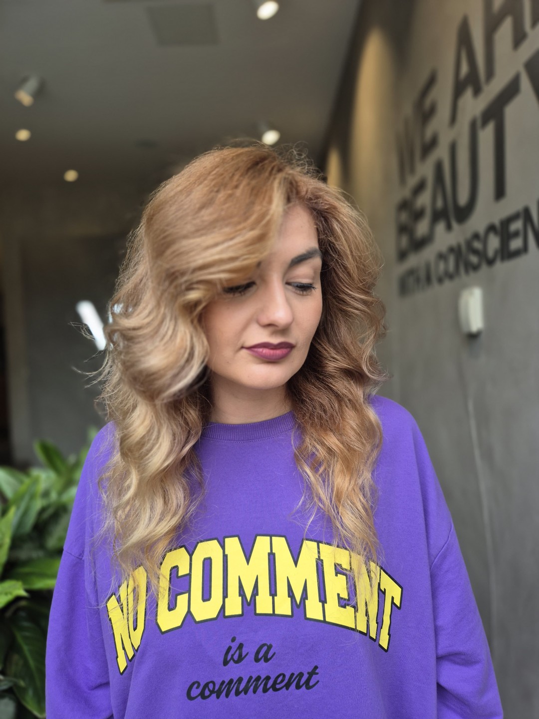 Dvobojni pramenovi na foliju cijele glave - kosa srednje dužine - Frizerski salon W, Zagreb Pramenovi Frizerski saloni Pramenovi, Zagreb, Trešnjevka – sjever