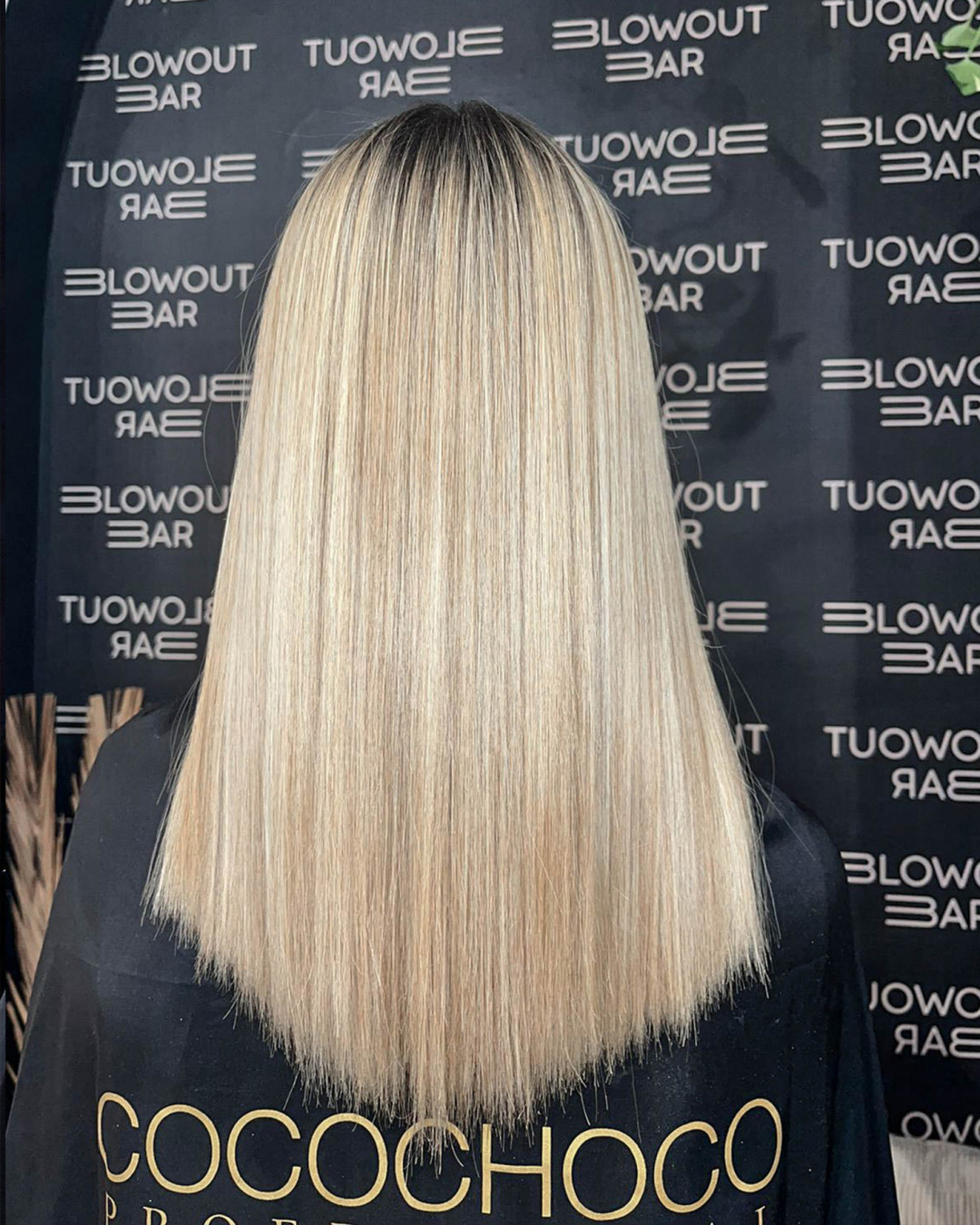 Blowout bar #zagreb Njega i ojačavanje kose Cocochoco keratin - poluduga kosa