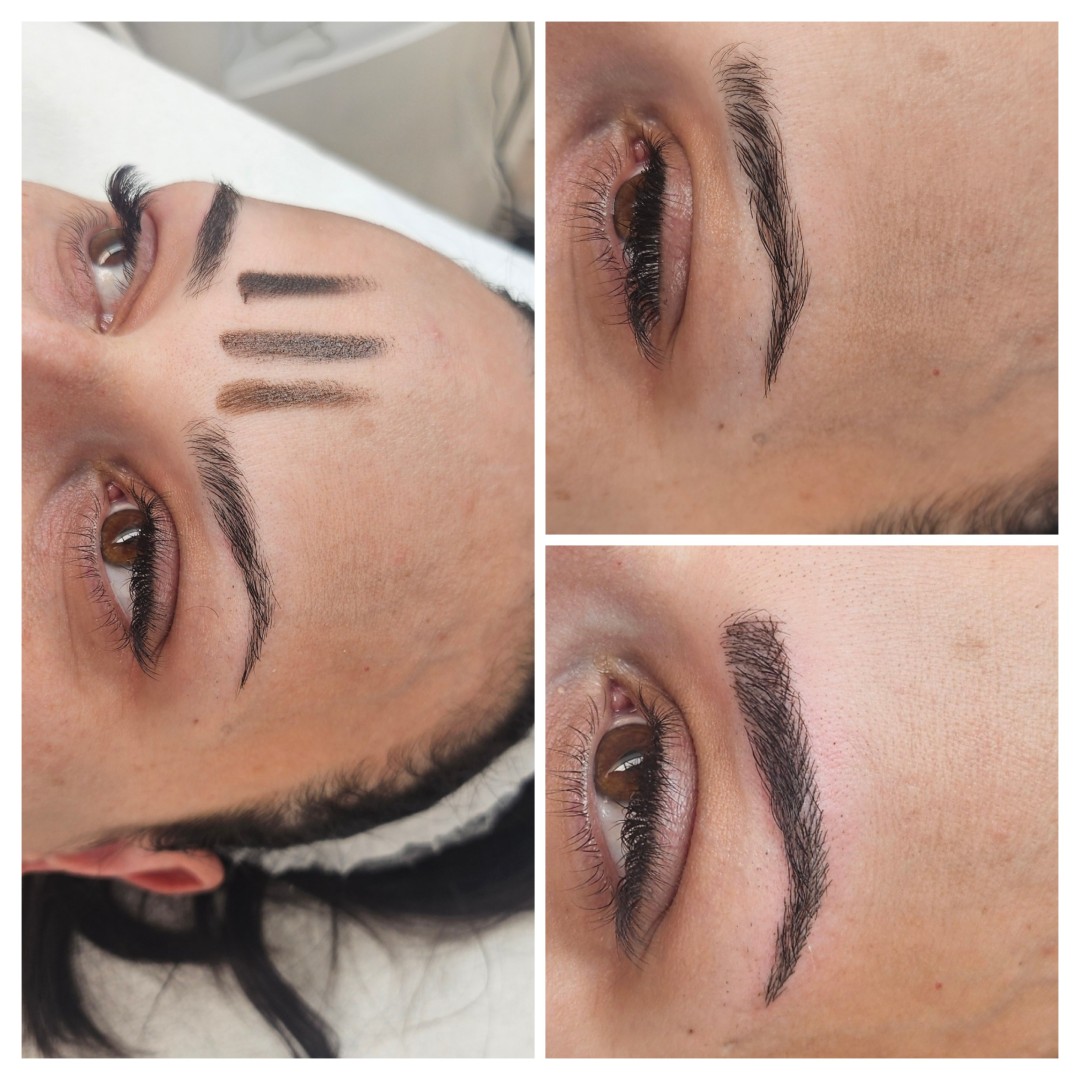 Cosmoderm & Centar Estetica #zagreb Trajna šminka Trajna šminka - iscrtavanje dlačica (hiper realistične obrve)