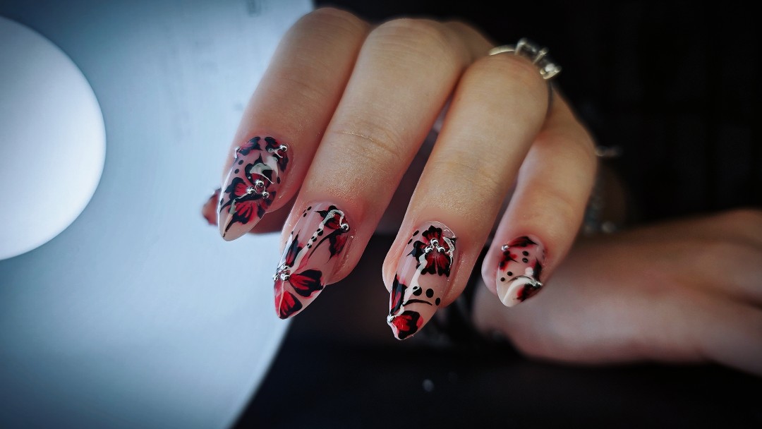 TINA NAIL ART STUDIO #velika-gorica Ukrašavanje noktiju Level MEDIUM nail dizajn - full set