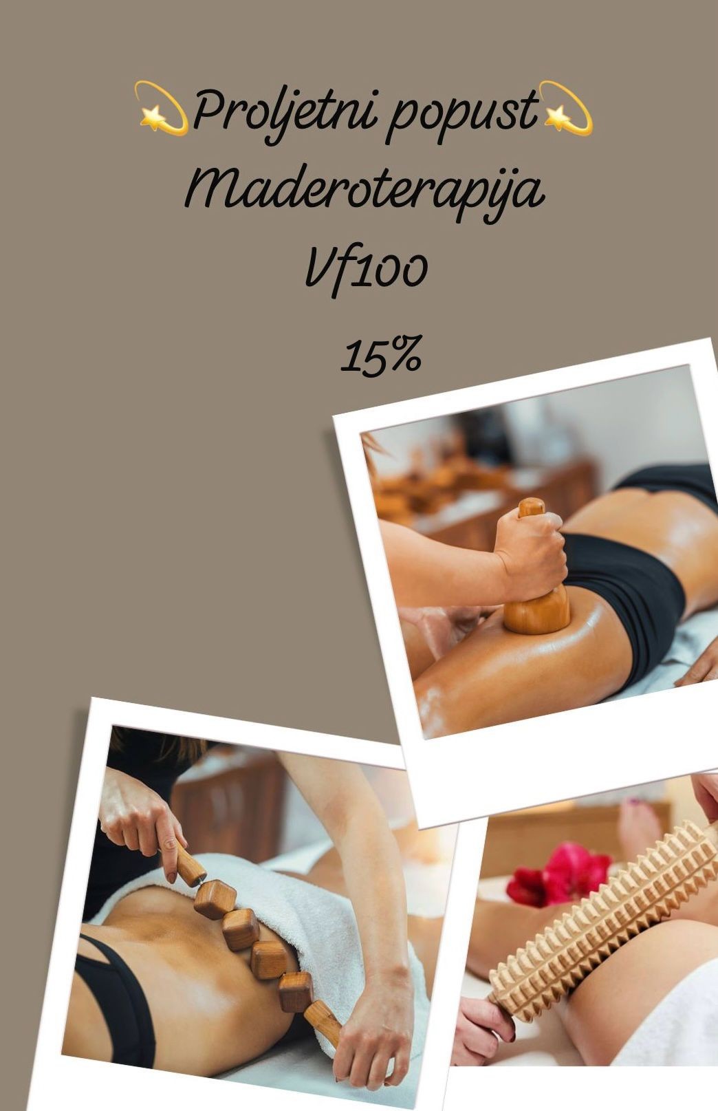 Sis Beauty Room #zagreb Anticelulit Maderoterapija - trbuh/ruke + noge