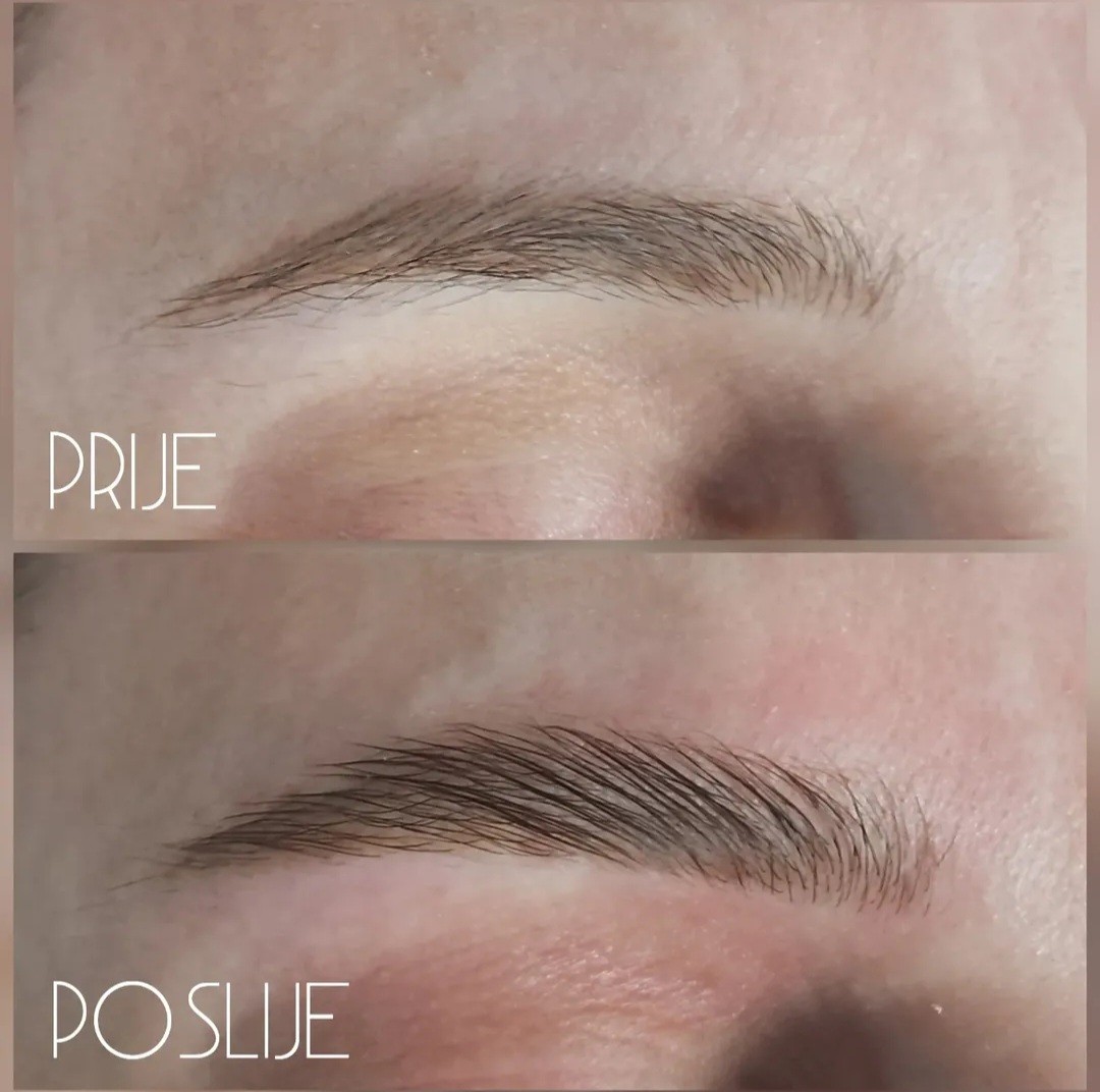 Posh Palace #velika-gorica Obrve Brow lift + bojanje obrva + oblikovanje + filler