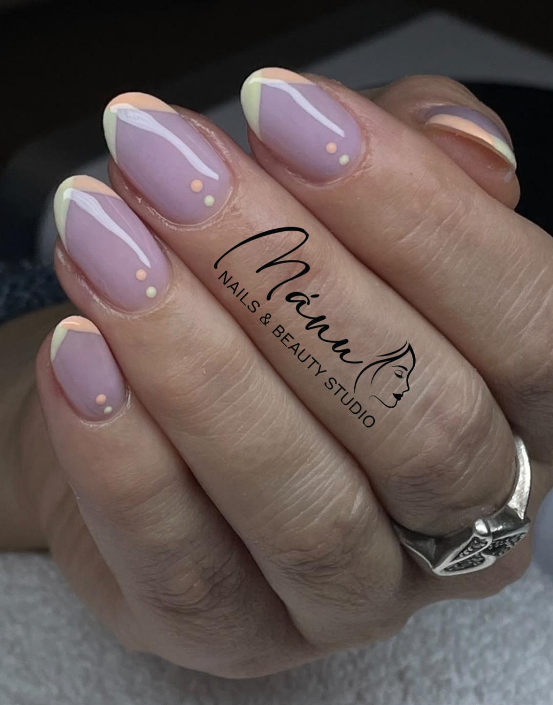 Nails & Beauty Studio Mánu #zagreb Manikura Manikura + gradivni trajni lak