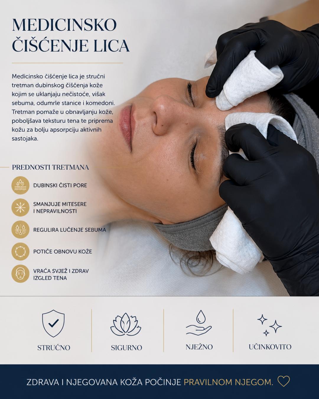 Luxelumíe #zagreb Tretman lica Medicinsko čišćenje lica