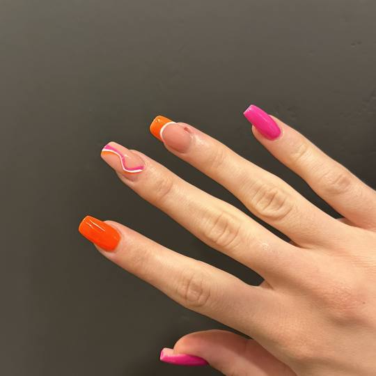 Beauty studio L #zagreb Nadogradnja noktiju Nadopuna noktiju gelomS/M