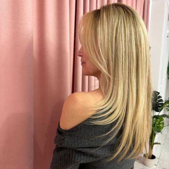 Beauty Studio Amina #zagreb Feniranje i stiliziranje Feniranje na ravno - duga kosa