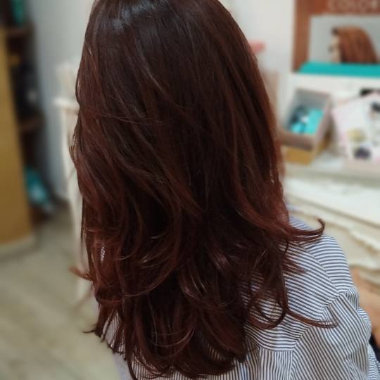 Hairlookboutique #zagreb Bojanje kose Preljev - duga kosa