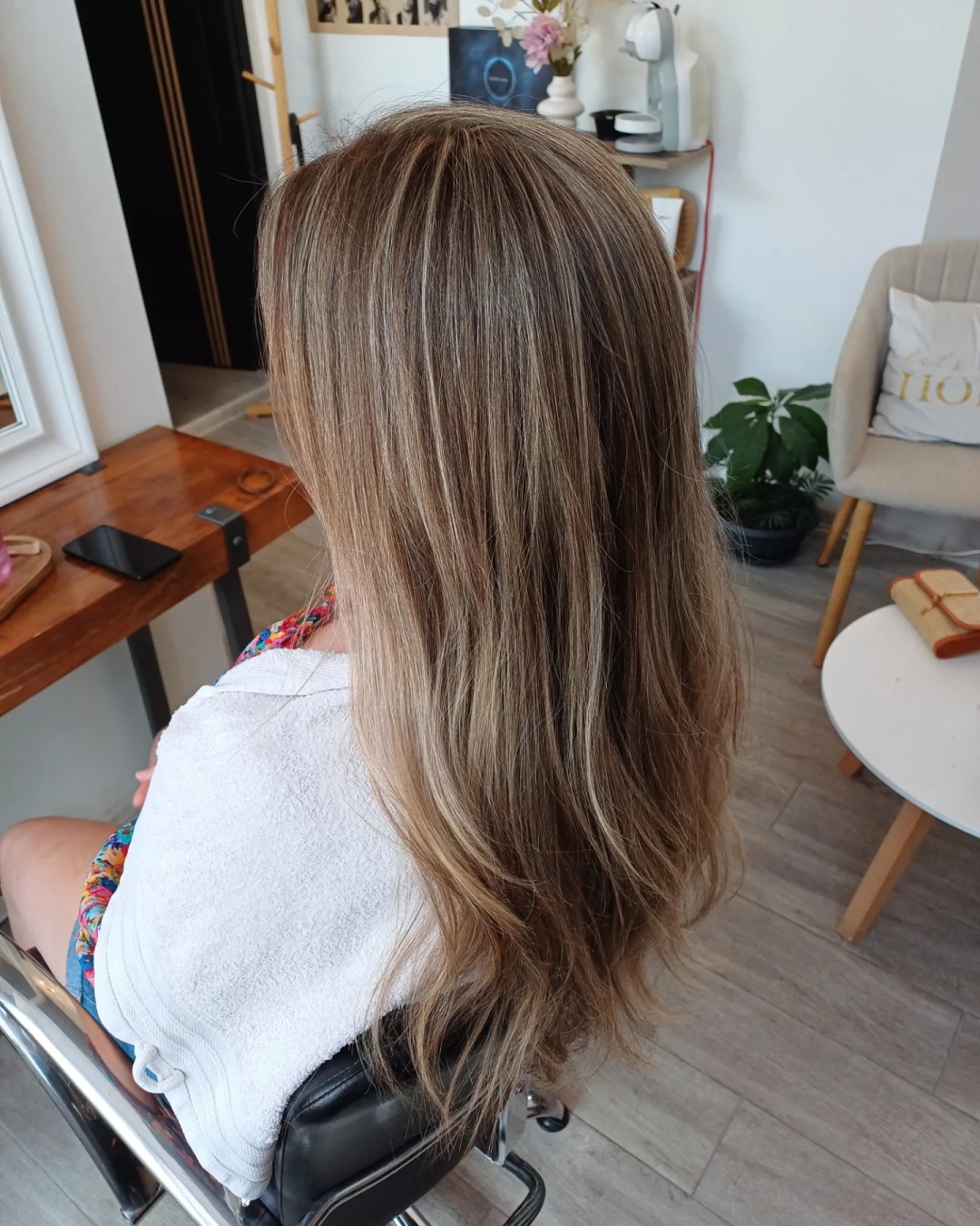 New style by Josipa #zadar Pramenovi Pramenovi,preljev,šišanje i feniranje poluduga kosa