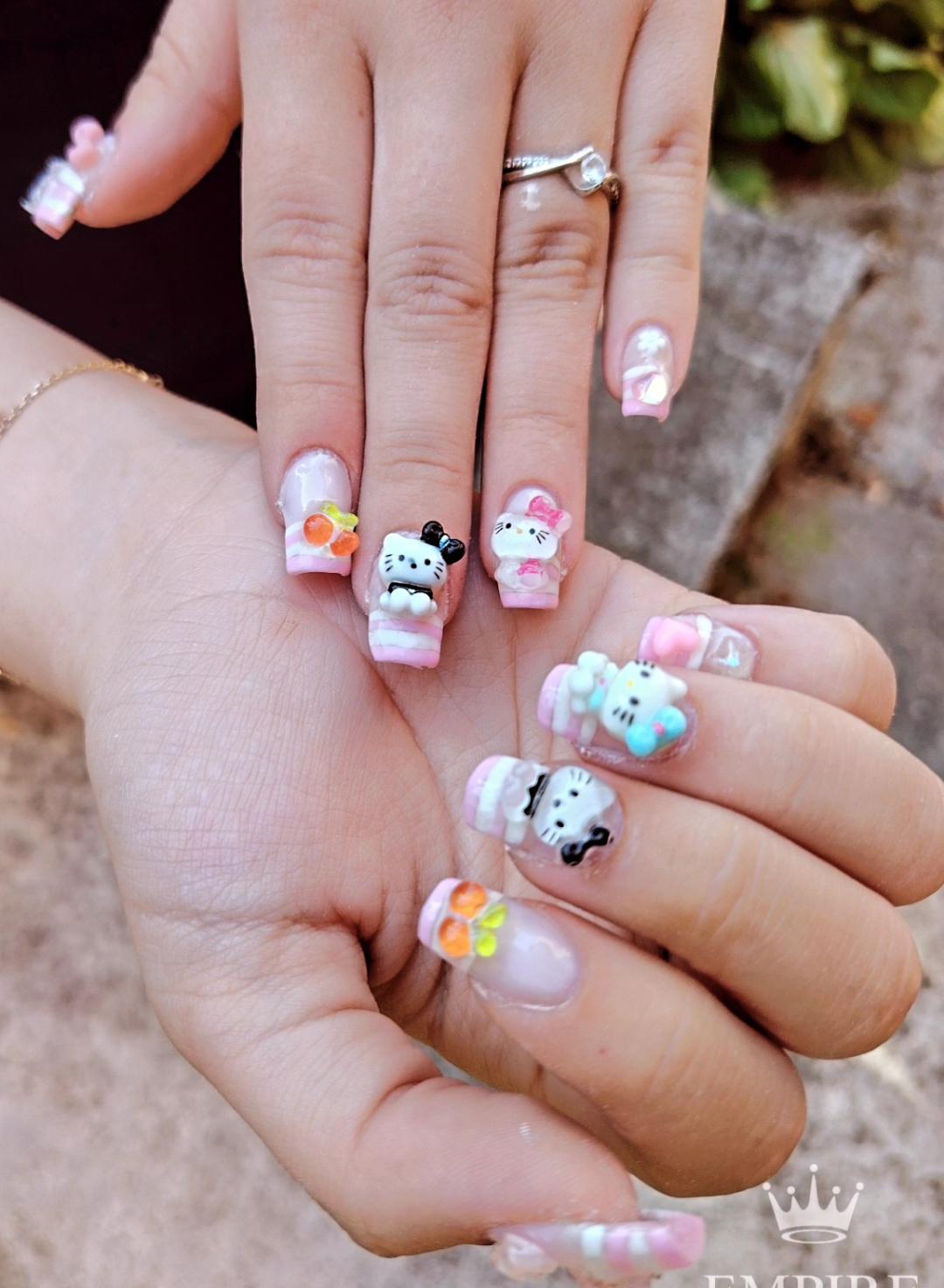 Empire Nails #zagreb Korekcija noktiju Dodatni ukrasi po noktu