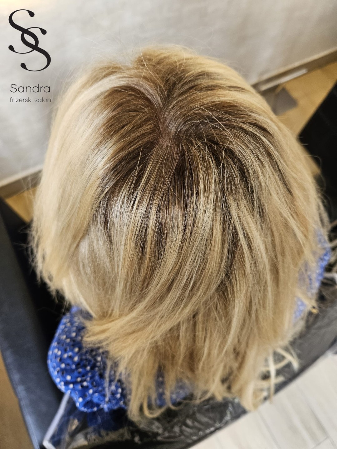 Sandra #zagreb Bojanje kose Bojanje izrasta + feniranje - duga kosa