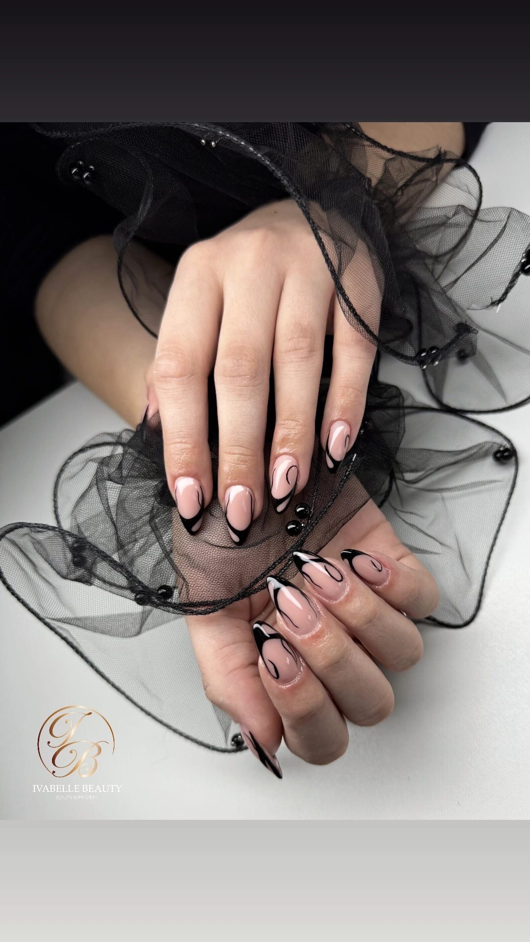 IvaBelle beauty #zagreb Nadogradnja noktiju Ugradnja gelom na šablone - M dužina