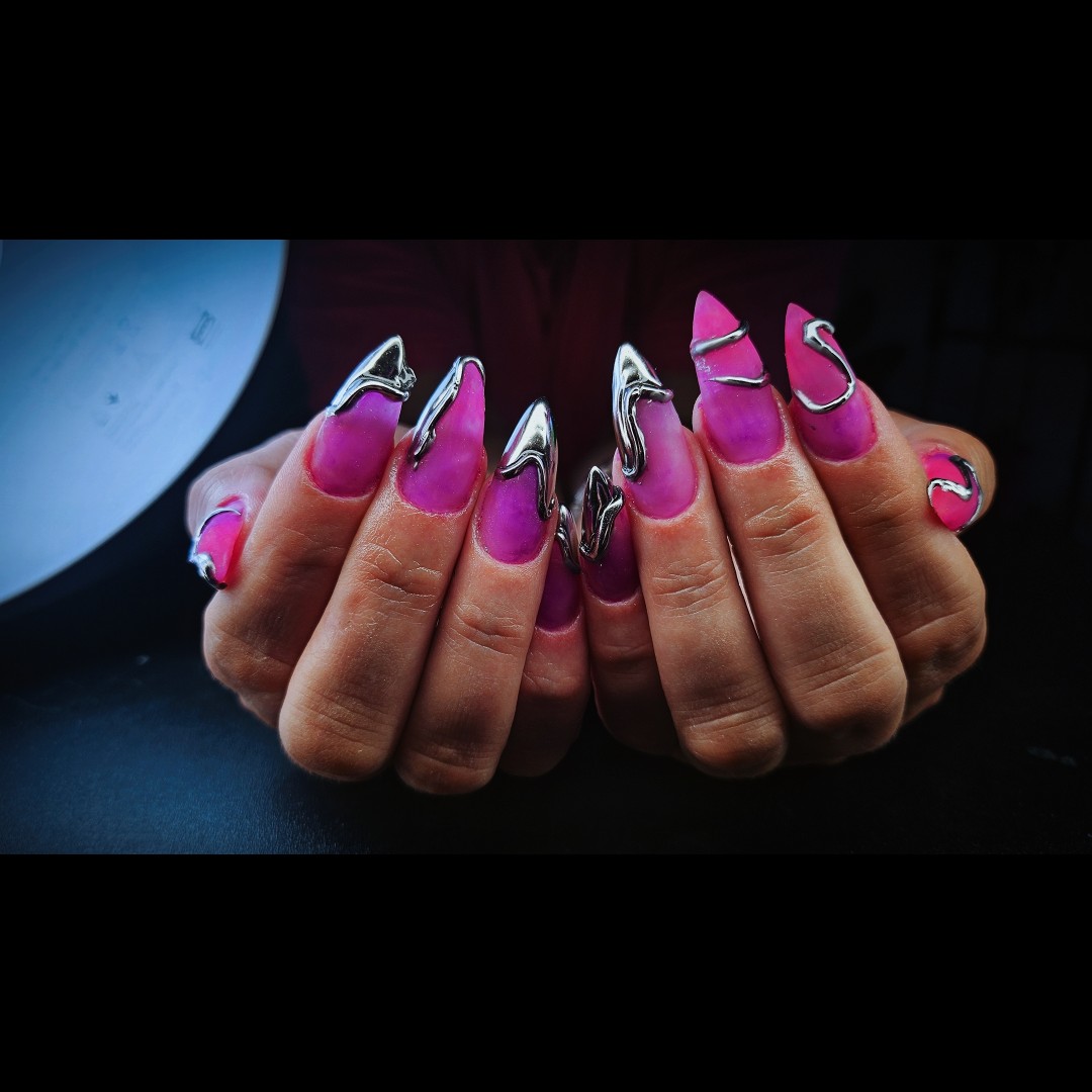 TINA NAIL ART STUDIO #velika-gorica Nadogradnja noktiju Nadopuna gela - XL dužina