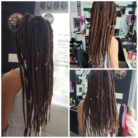 JZ Beauty & Barber #krapina Bojanje kose Afričke pletenice - sve dužine kose