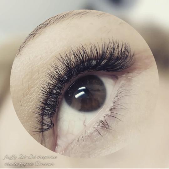 Contour #rijeka Nadogradnja trepavica Ugradnja volumenskih trepavica 2D do 6D