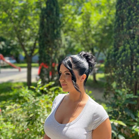 La voûte lumière #zagreb Svečana frizura