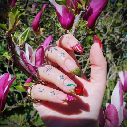 TINA NAIL ART STUDIO #velika-gorica Ukrašavanje noktiju Level MEDIUM nail dizajn - full set Nadopun