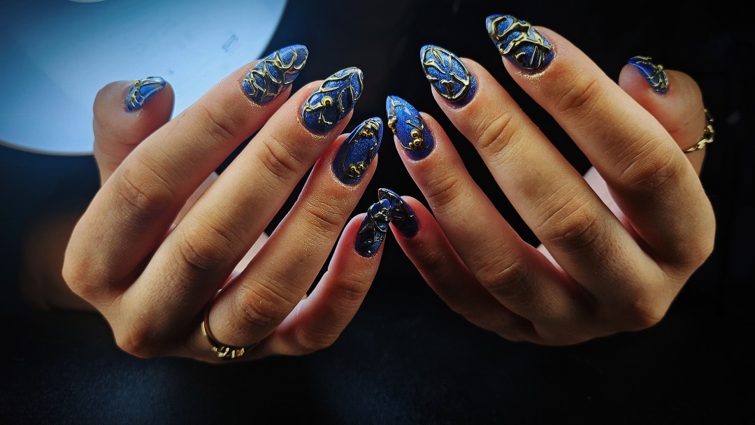 TINA NAIL ART STUDIO #velika-gorica Ukrašavanje noktiju Level MEDIUM nail dizajn - full set