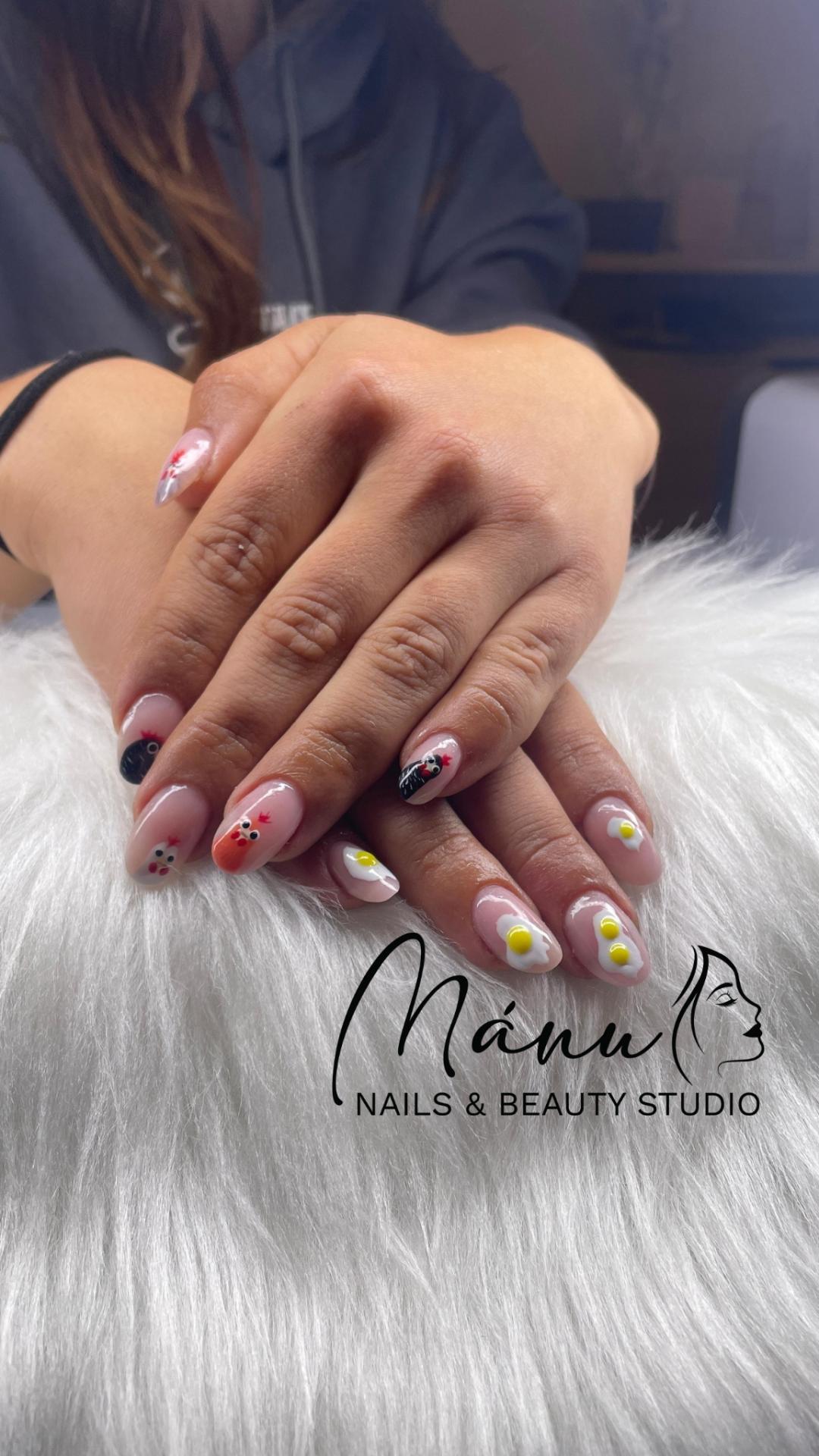 UGRADNJA/PRODULJIVANJE noktiju gelom - S/M dužina - Nails & Beauty Studio Mánu, Zagreb Izlivanje noktiju Nokti Izlivanje noktiju, Zagreb, Novi Zagreb – istok