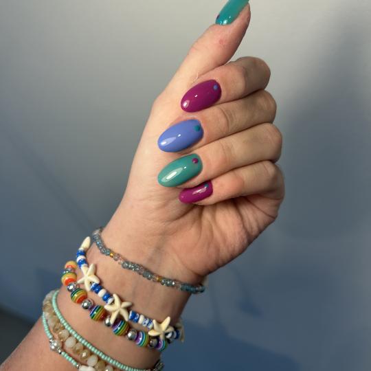 LoveGlam beauty studio #zagreb Izlivanje noktiju Nadopuna noktiju - M dužina