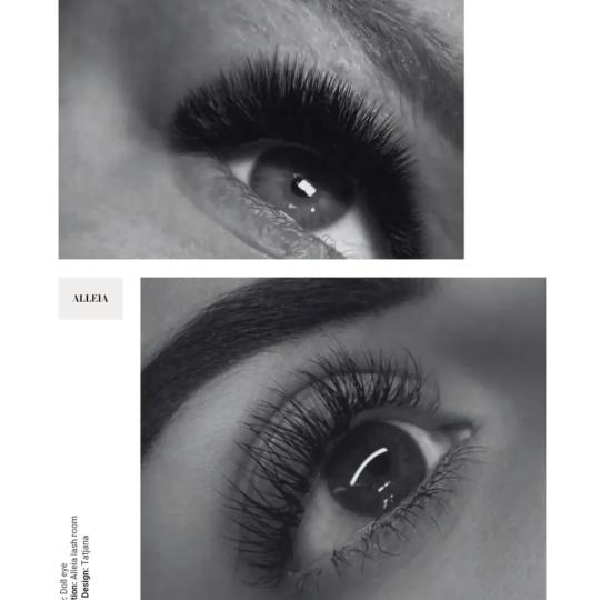 ALLEIA lash&brow room #zagreb Nadogradnja trepavica Ugradnja volumenskih trepavica Nadogradnja trepa