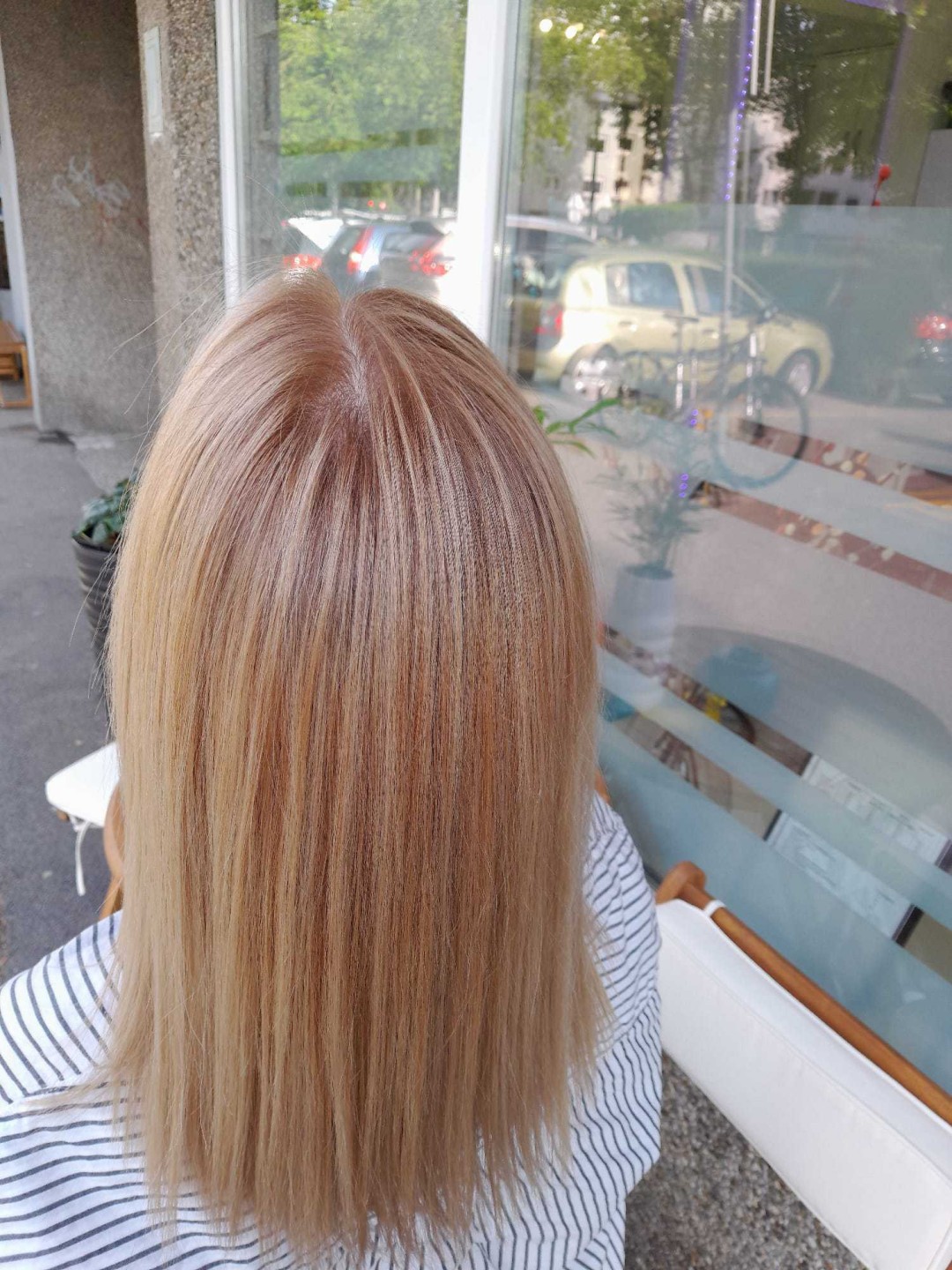 Pramenovi na foliju - poluduga kosa - Wikleraj & Frajeraj, Zagreb Pramenovi Frizerski saloni Pramenovi, Zagreb, Trešnjevka – jug