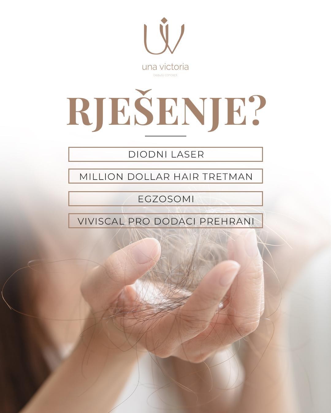 Una Victoria beauty concept #zadar Tretman rasta kose Exojuv egzosomi tretman za kosu
