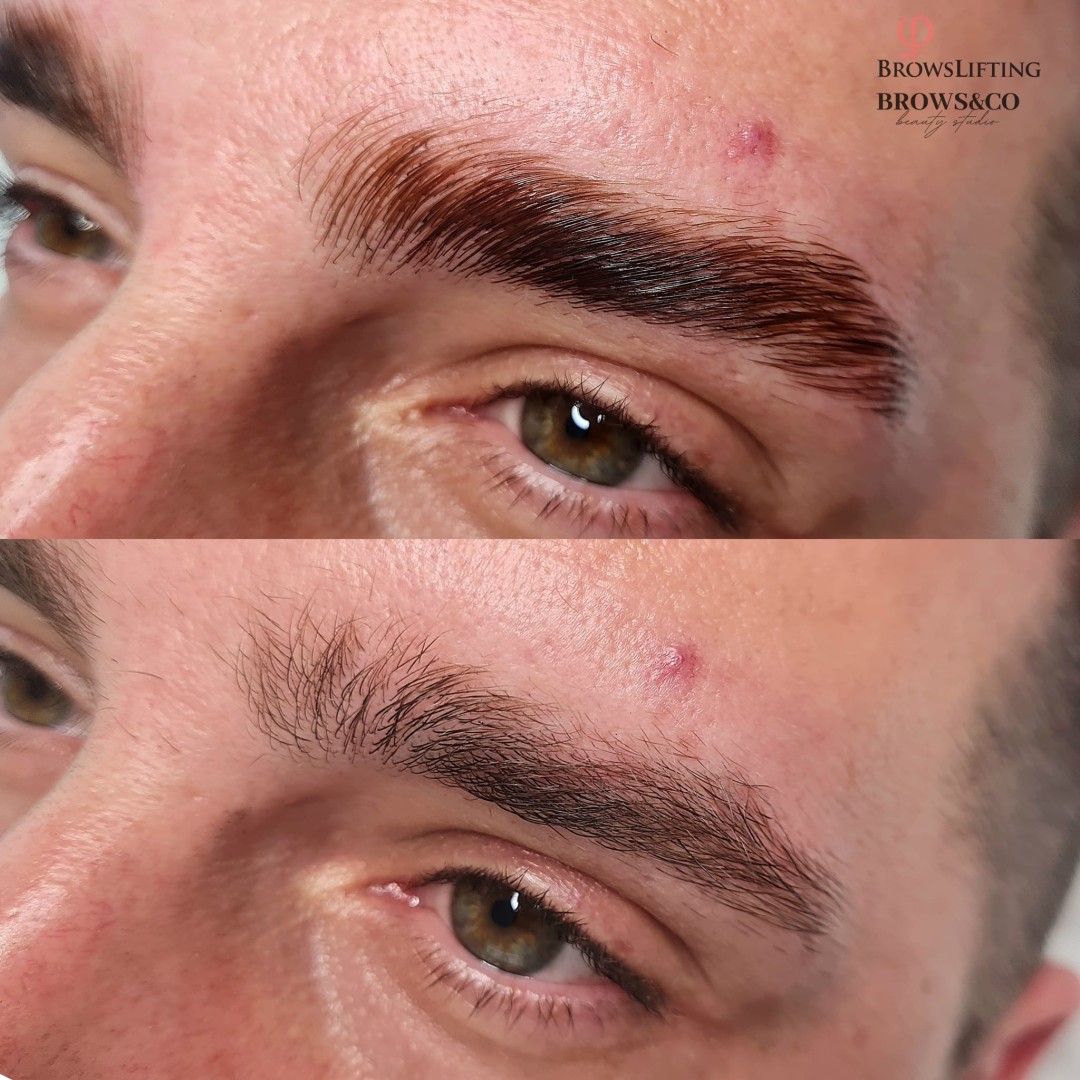 BROWS&CO #zagreb Obrve Brow lift - muškarci