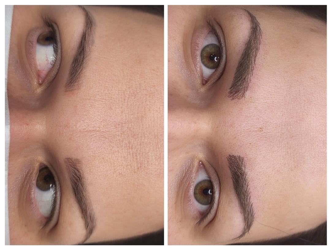 Trajna šminka - iscrtavanje dlačica (hiper realistične obrve) - Cosmoderm & Centar Estetica, Zagreb Trajna šminka Lice Trajna šminka, Zagreb, Trnje