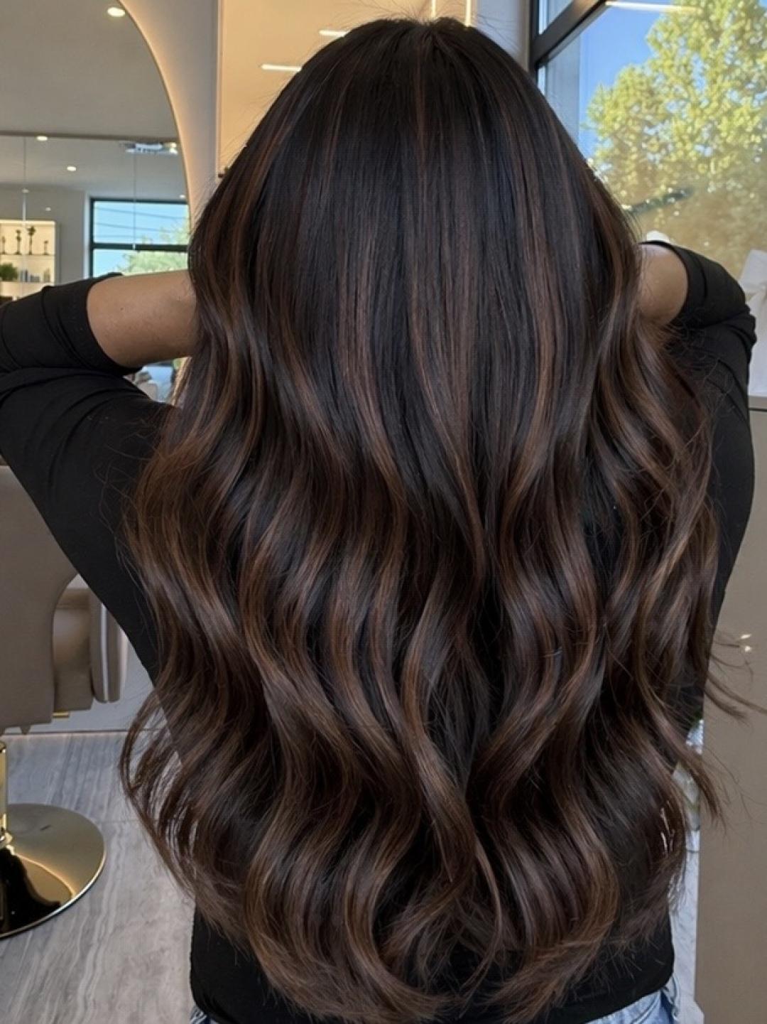 Balayage + preljev + fen frizura - ekstra duga kosa - SABRINA STRIJA BEAUTY & SPA, Zagreb Ombre, sombre, balayage Frizerski saloni Ombre, sombre, balayage, Zagreb, Novi Zagreb – zapad