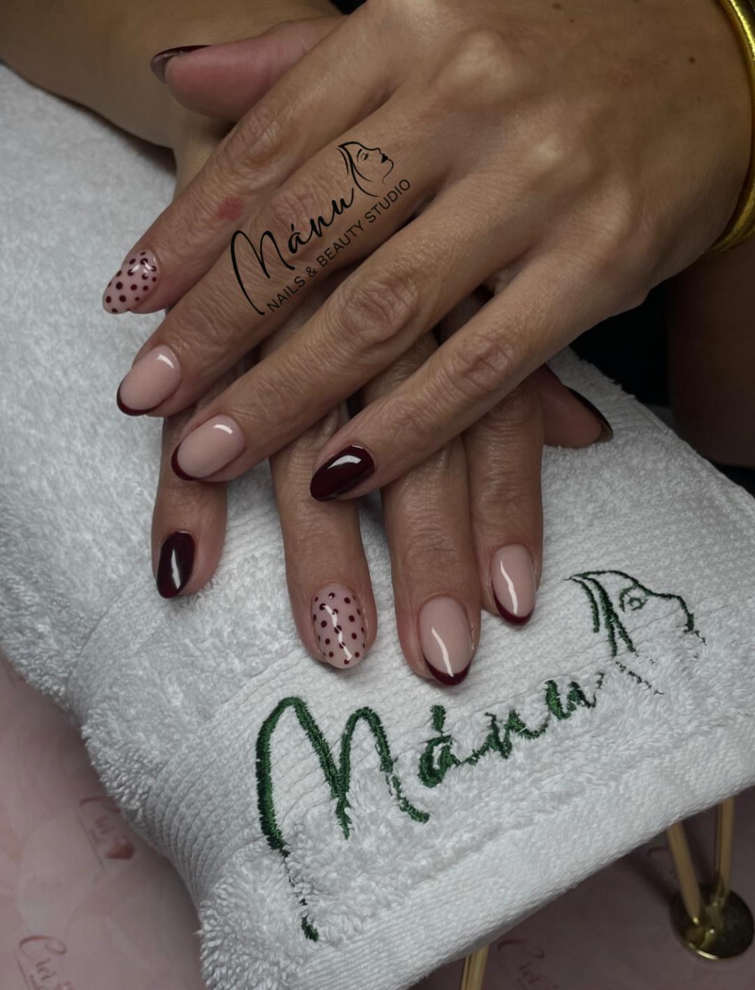 Nails & Beauty Studio Mánu #zagreb Manikura Manikura + gradivni trajni lak