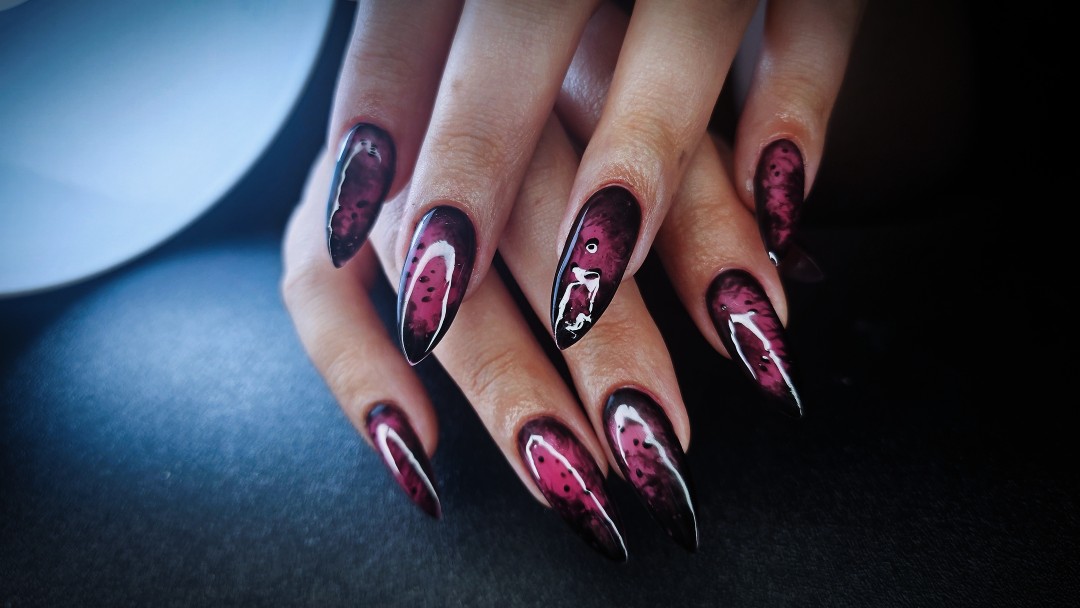 TINA NAIL ART STUDIO #velika-gorica Nadogradnja noktiju Ugradnja noktiju - L dužina