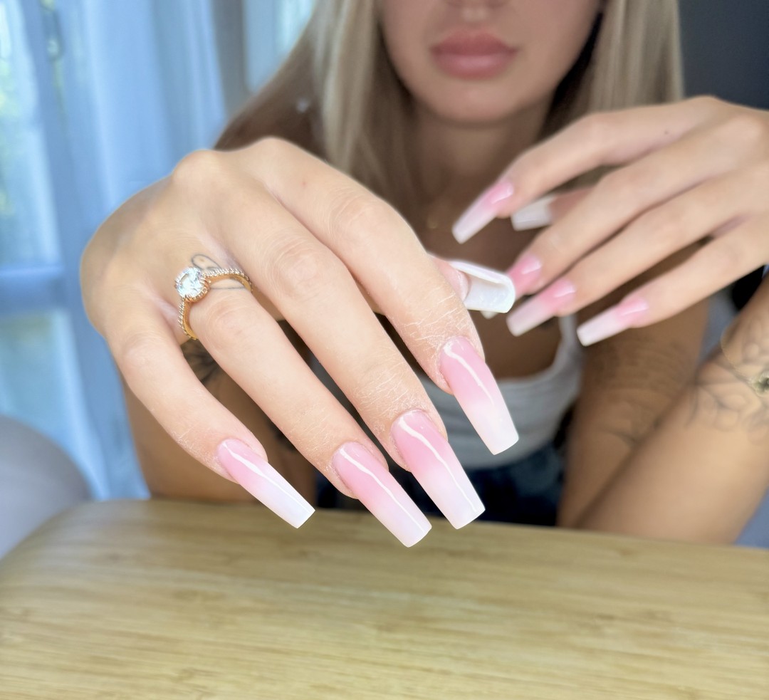 Minie #zapresic Nadogradnja noktiju Ugradnja noktiju gelom