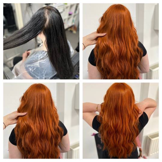 Studio Lara #velika-gorica Totalni makeover,woow:)Uklanjanje crne boje ,šišanje i fen frizura valo