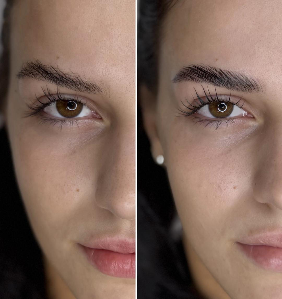 Anova Aesthetics #zagreb Obrve Brow lift + korejski lash lift (sa oblikovanjem obrva i bojanjem)