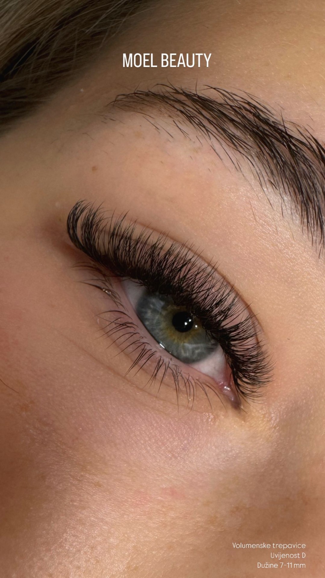 Nadopuna volumenskih trepavica - do 4 tjedna - MOELL beauty, Zagreb Nadogradnja trepavica Lice Nadogradnja trepavica, Zagreb, Peščenica – Žitnjak