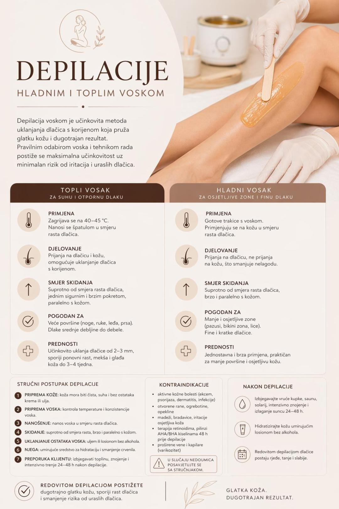 Depilacija cijelih nogu + brazilska depilacija toplim voskom - za dame - Luxelumíe, Zagreb Depilacija nogu Depilacija Depilacija nogu, Zagreb, Maksimir