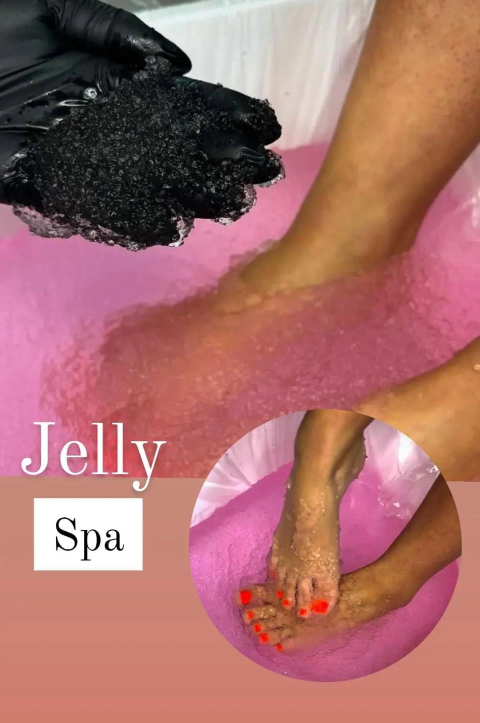 Jelly pedikura - Beauty Studio Amina, Zagreb Manikura Nokti Manikura, Zagreb, Gornja Dubrava