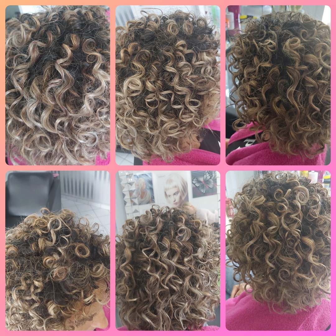 Afro kovrče - poluduga kosa - Frizerski studio Blondy, Ivanić-Grad Uvijanje, kovrče i valovi Frizerski saloni Uvijanje, kovrče i valovi, Ivanić-Grad, Obedišće