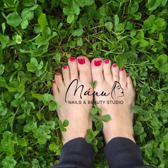 Nails & Beauty Studio Mánu #zagreb Gel lak Trajni lak - noge Pedikura spremna za sunce, sandale i s