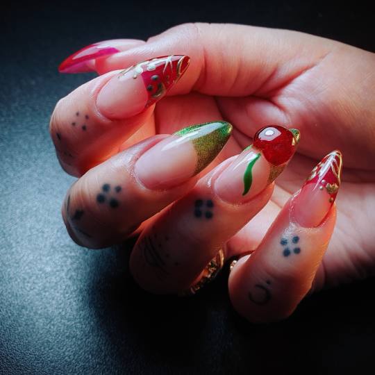 TINA NAIL ART STUDIO #velika-gorica Ukrašavanje noktiju Level MEDIUM nail dizajn - full set Nadopun