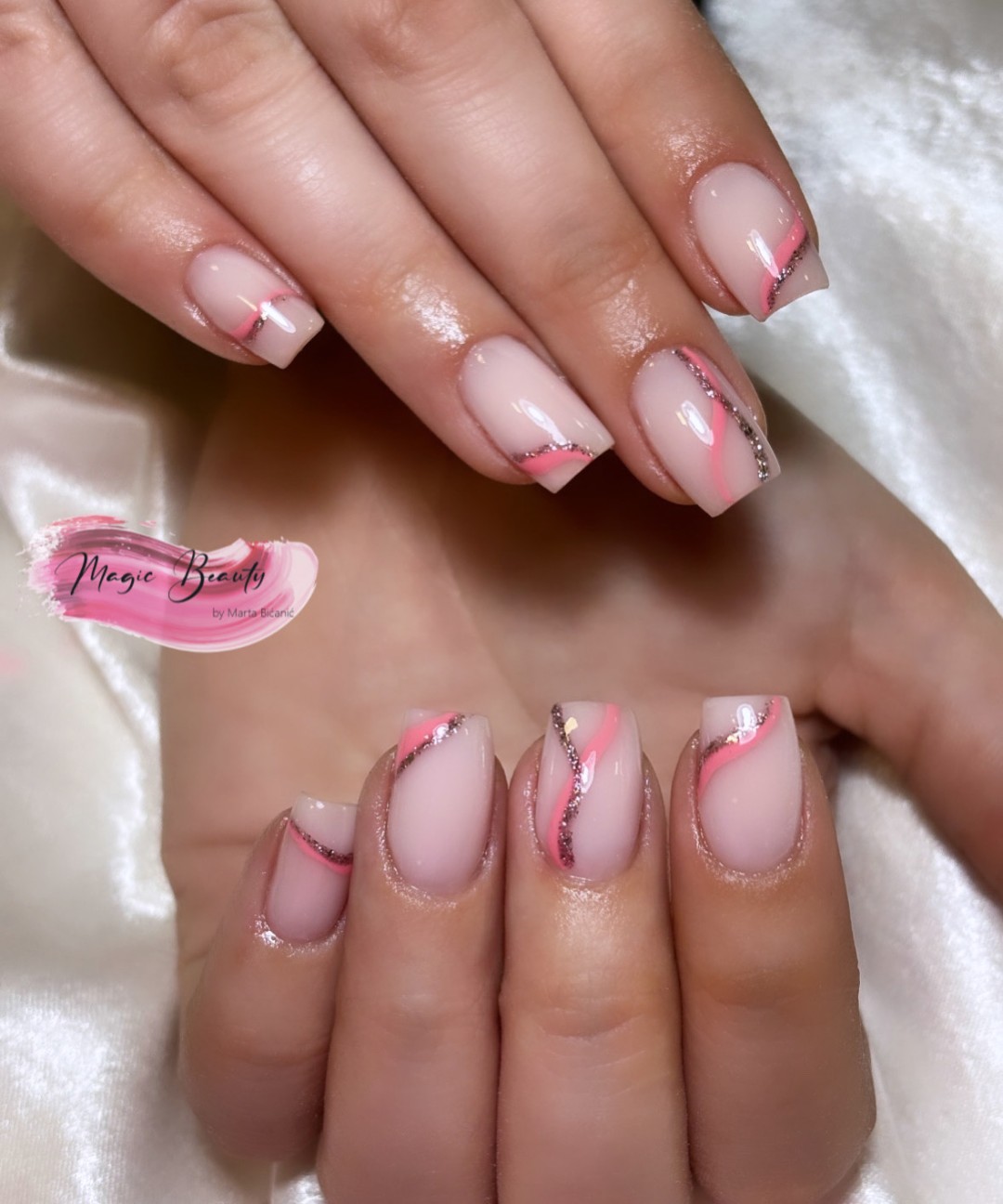 Manikura + nadopuna noktiju gelom - Magic Beauty, Zagreb Manikura Nokti Manikura, Zagreb, Trnje