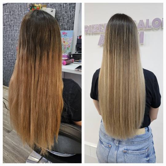 Anavi #zagreb Pramenovi Balayage + šišanje + frizura 2 - ekstra duga kosa