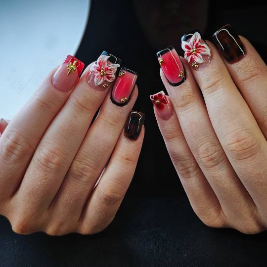 TINA NAIL ART STUDIO #velika-gorica Nadogradnja noktiju Ugradnja noktiju - M dužina Ugradnja sa dua